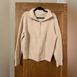 LUSH quarter zip sweater